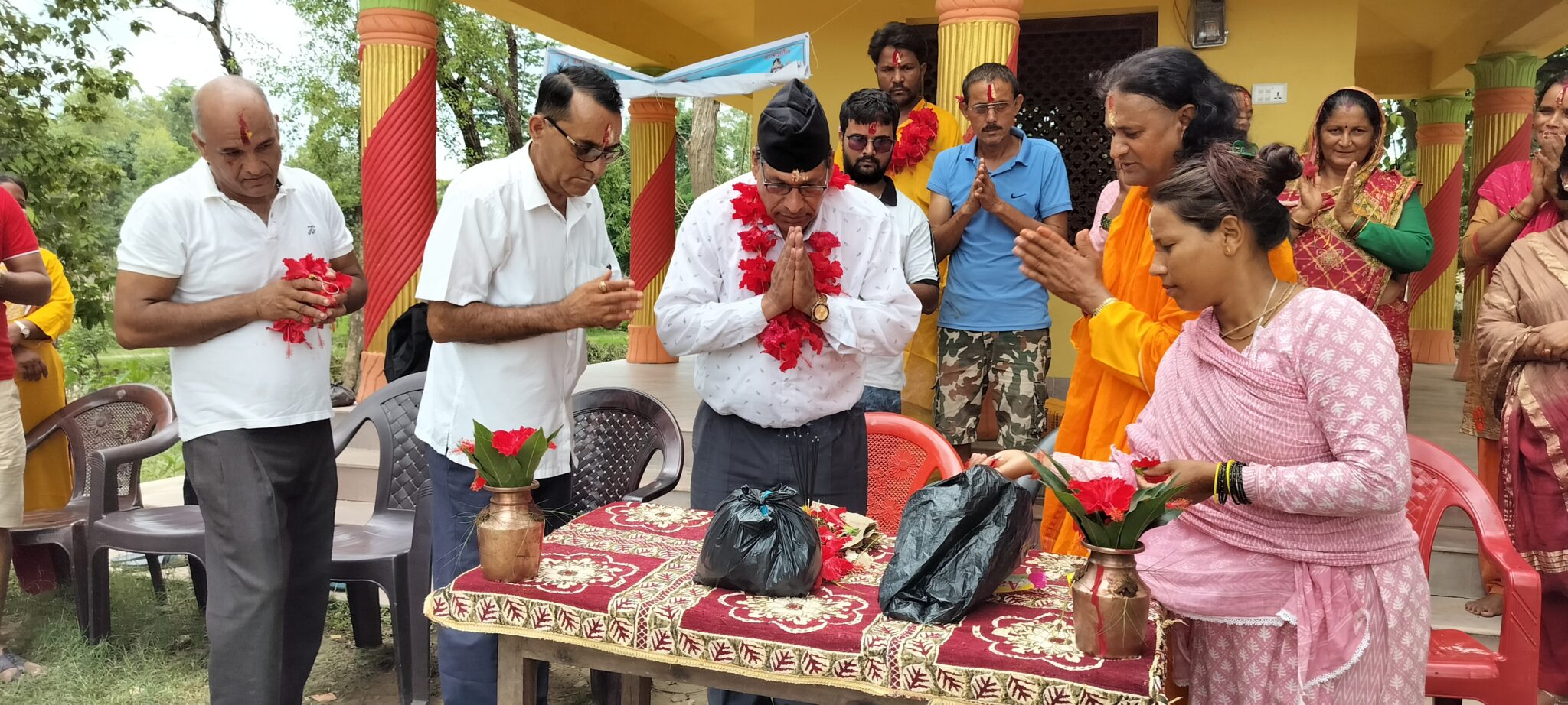 गोदावरी नगरपालिका - १ को मनहरा मन्दिरमा  महायज्ञ लाग्ने